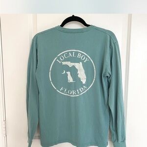 Blue dog Local Boy Outfitters pocket tee long sleeve